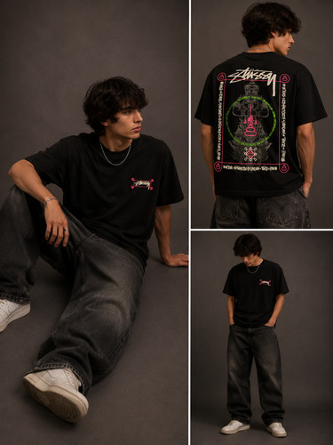 Mens stussy style tshirt - mens,
