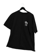 Stussy Men's T-Shirt XL Black