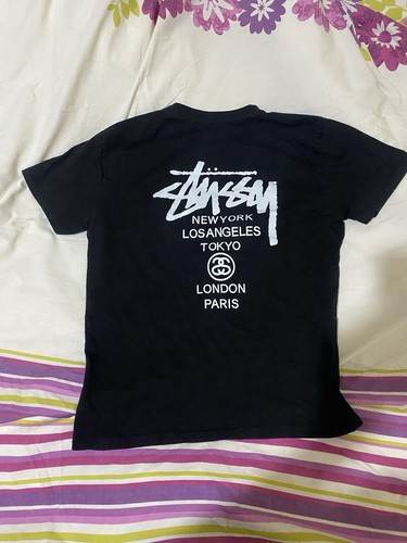 Black stüssy shirt - stüssy, t-shirt