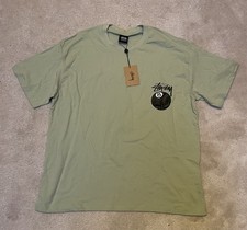 Green Stussy 8Ball Tshirt