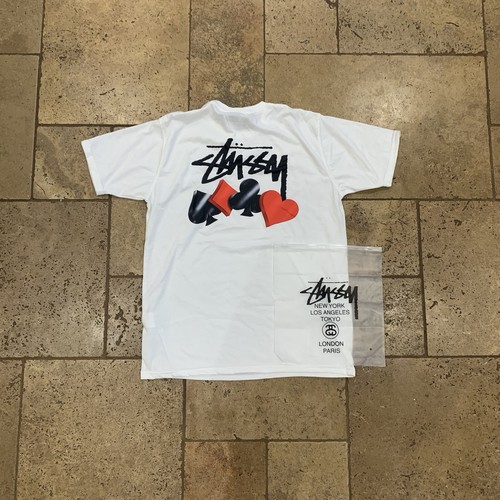 Stussy white graphic shirt - stussy, t-shirt