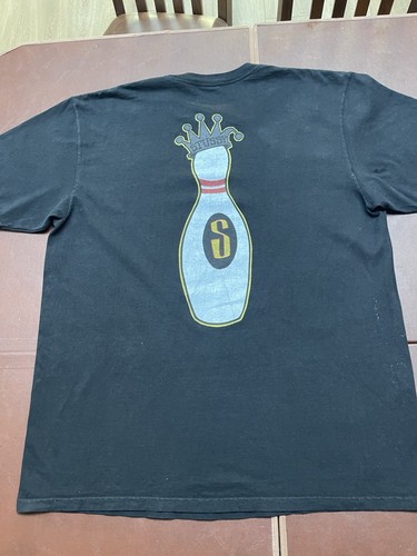 Stussy king pin tee black - black, size