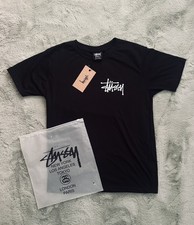 Men's Black Stussy T-Shirt -