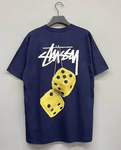 Stussy navy blue shirt - blue, size