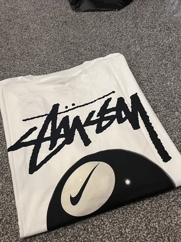 Nike stussy 8ball white - x,